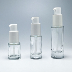5ml, 10ml, 15ml pressed glass lotion bottle