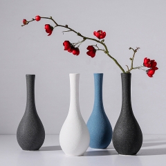 Ceramic crafts vase for flower arrangement